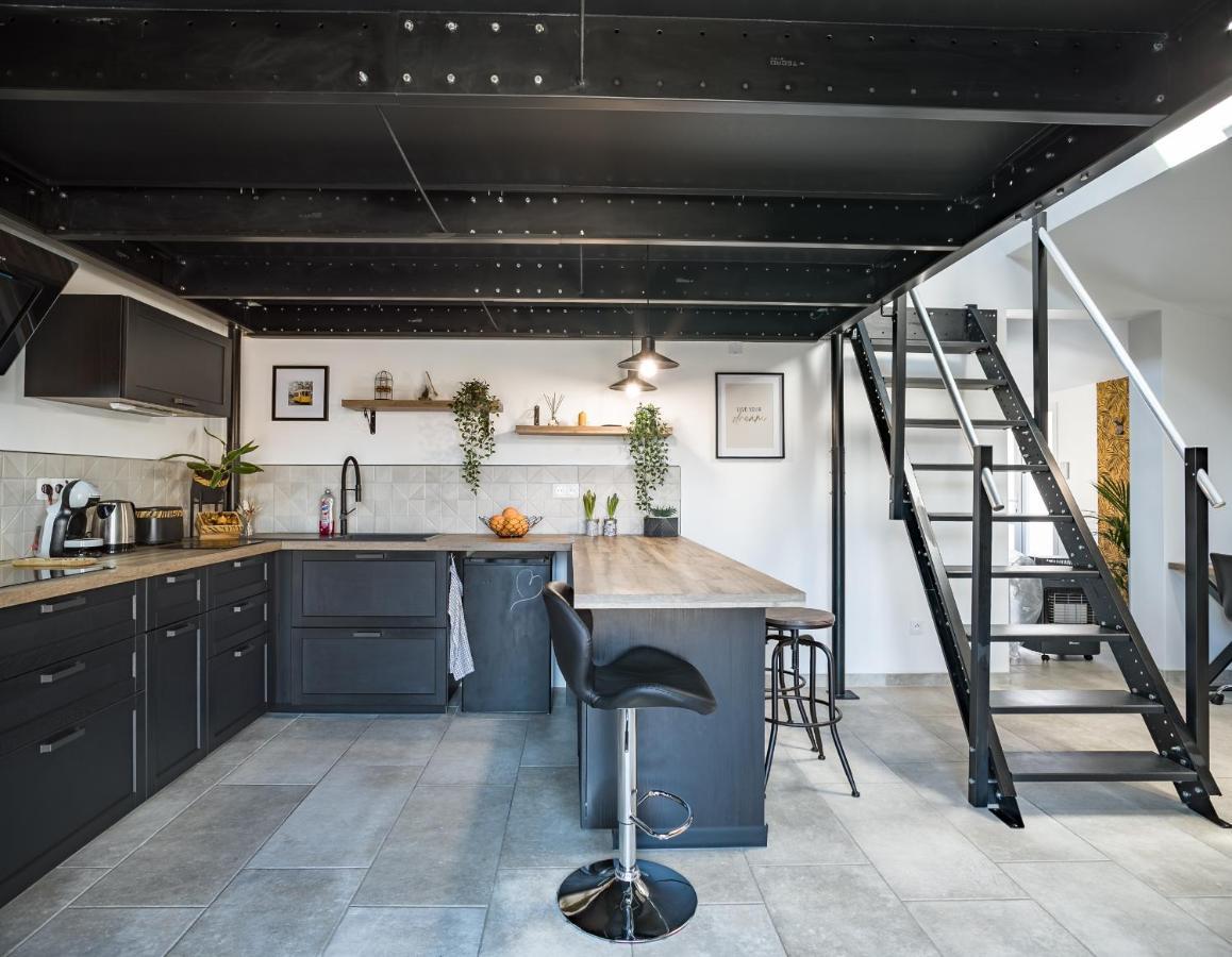 Loft Avec Jardin Et Parking Prive Apartment Troyes Exterior foto