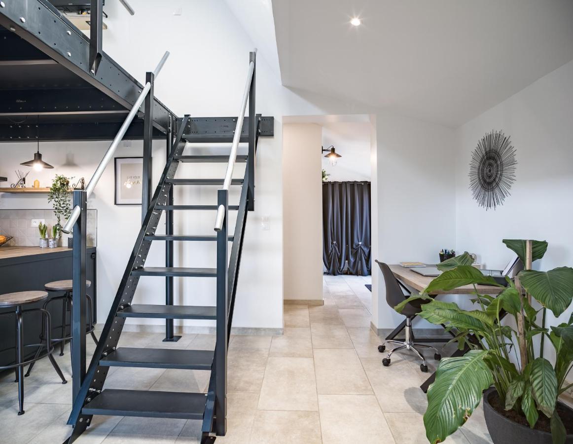 Loft Avec Jardin Et Parking Prive Apartment Troyes Exterior foto